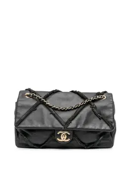 CHANEL Pre-Owned: Чёрная сумка через плечо 