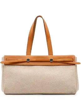 Hermès Pre-Owned: Коричневая сумка-шоппер 