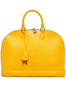 Louis Vuitton Pre-Owned: Жёлтая сумка 