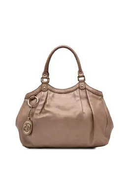 Gucci Pre-Owned: Коричневая сумка-шоппер 