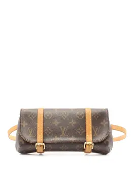 Louis Vuitton Pre-Owned: Коричневая поясная сумка 