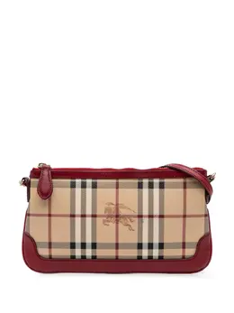 Burberry Pre-Owned: Коричневая сумка через плечо 