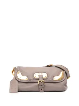 Prada Pre-Owned: Коричневая сумка 