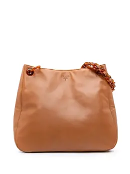 Prada Pre-Owned: Коричневая сумка 
