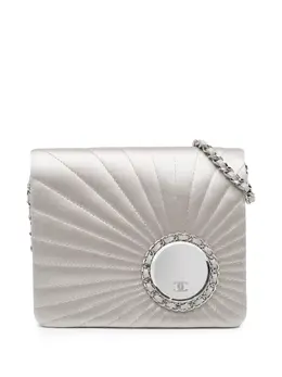 CHANEL Pre-Owned: Серебристая сумка 