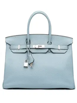 Hermès Pre-Owned: Голубая сумка 