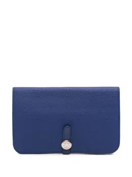 Hermès Pre-Owned: Голубой кошелёк 