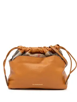 Burberry Pre-Owned: Коричневая сумка через плечо 