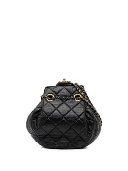 CHANEL Pre-Owned: Чёрная сумка 