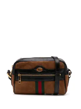 Gucci Pre-Owned: Чёрная сумка через плечо 