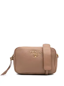 Prada Pre-Owned: Коричневая сумка 
