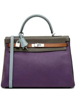 Hermès Pre-Owned: Серебристая сумка 
