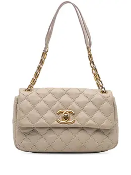 CHANEL Pre-Owned: Коричневая сумка 