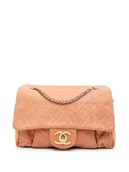 CHANEL Pre-Owned: Оранжевая сумка 