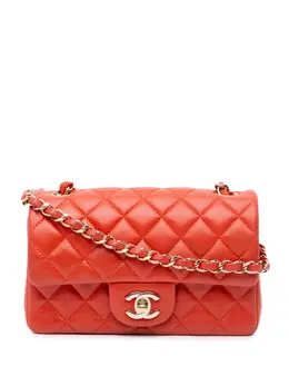 CHANEL Pre-Owned: Оранжевая сумка через плечо 