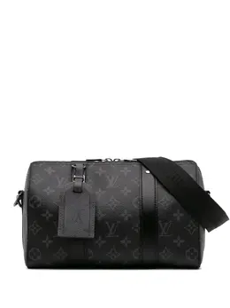 Louis Vuitton Pre-Owned: Чёрная сумка через плечо 