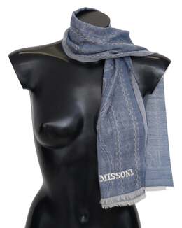 Missoni: Синий шарф 