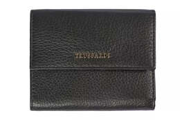Trussardi: Чёрный кошелёк 