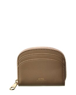 A.P.C.: Коричневый кошелёк  Demi Lune