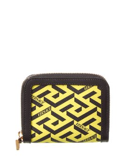 Versace: Жёлтый кошелёк  La Greca