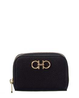 Salvatore Ferragamo: Чёрный кошелёк  Gancini