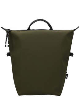 Longchamp: Оранжевый рюкзак  Le Pliage
