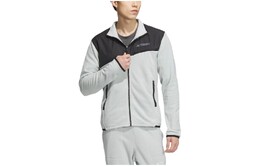 Adidas: Серая куртка 