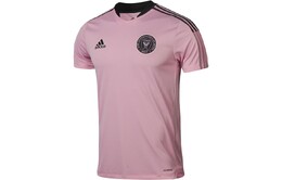 Adidas: Розовая футболка 