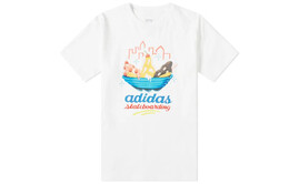 Adidas Originals: Белая футболка 