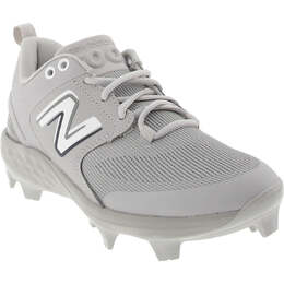 New Balance: Серые туфли 