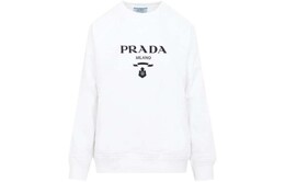 Prada: Белая толстовка 
