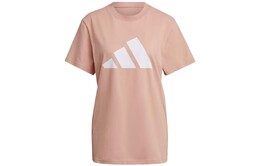 Adidas: Розовая футболка 