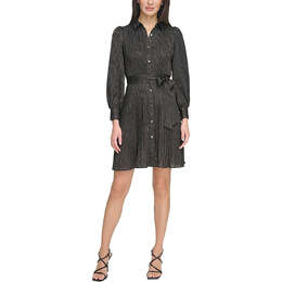 DKNY: Плиссированное платье 
