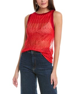 M Missoni: Красная майка 