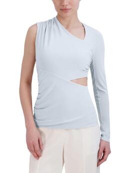 BCBGMAXAZRIA: Синий топ 