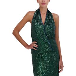 BCBGMAXAZRIA: Топ с вышивкой 