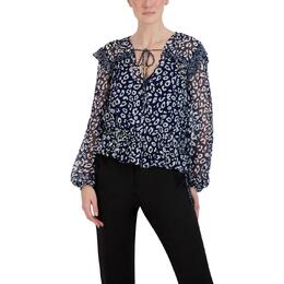 BCBGMAXAZRIA: Блуза с леопардовым принтом 