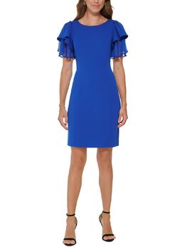 DKNY: Однотонное платье 