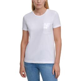 DKNY: Футболка с карманами 