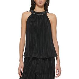DKNY: Чёрная блуза 