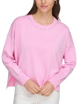 DKNY: Розовый свитер 