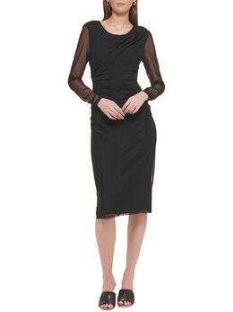 DKNY: Платье миди 