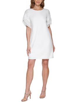 DKNY: Шифоновое платье 