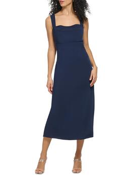 DKNY: Платье миди 