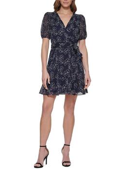 DKNY: Платье с вышивкой 