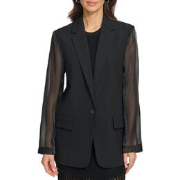 DKNY: Прозрачный жакет 