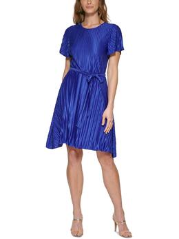 DKNY: Плиссированное платье 