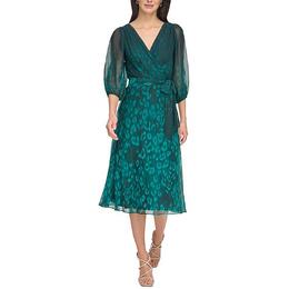 DKNY: Платье с принтом 