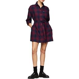 Tommy Jeans: Платье в клетку 