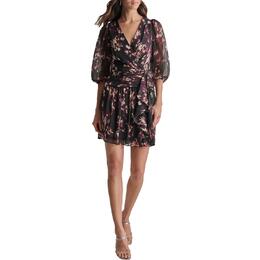 DKNY: Шифоновое платье 